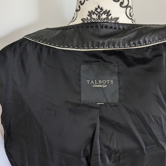 Talbots' leather coat - Picture 7 of 16